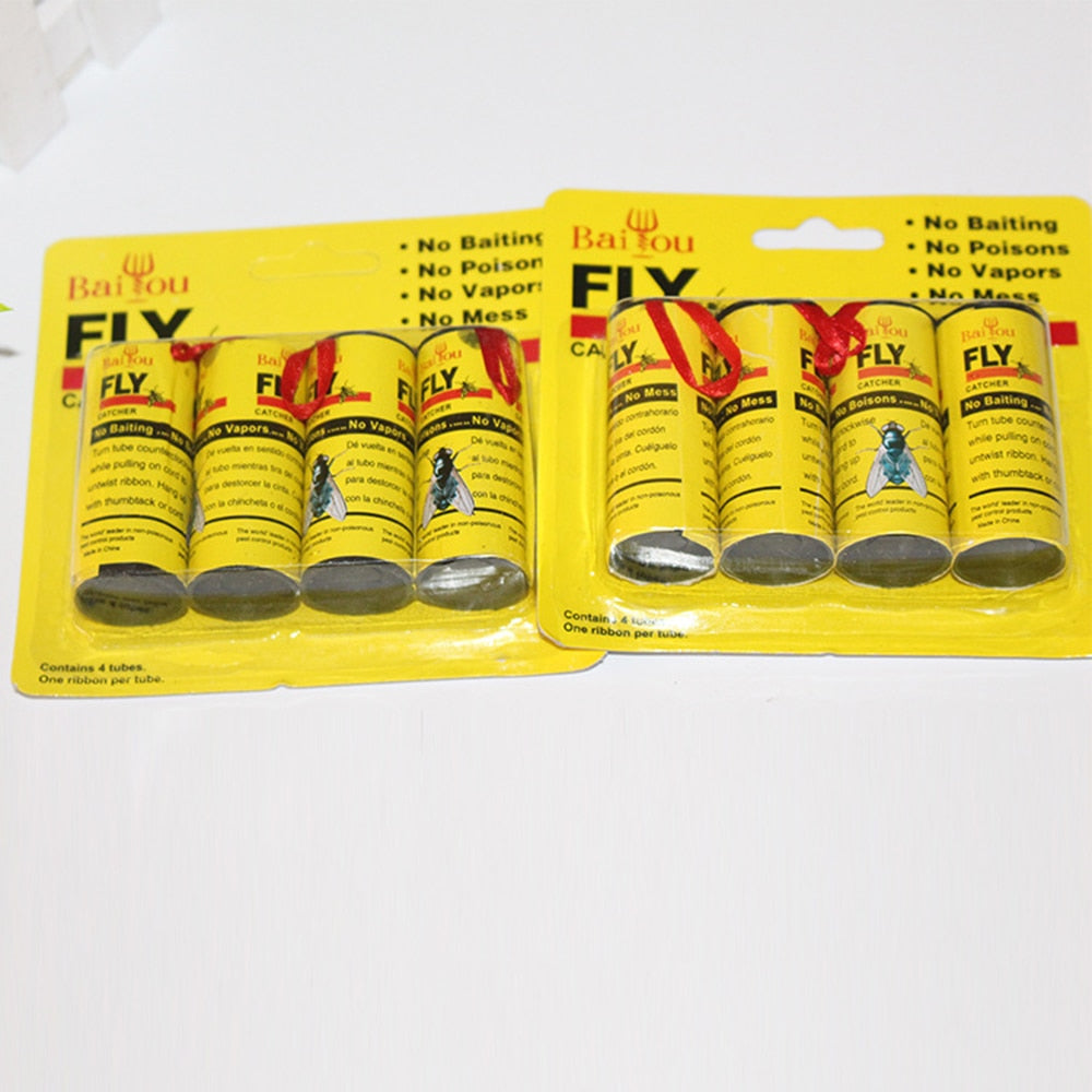 Sticky Fly Paper Eliminate Flies Insect Bug Glue Paper Catcher