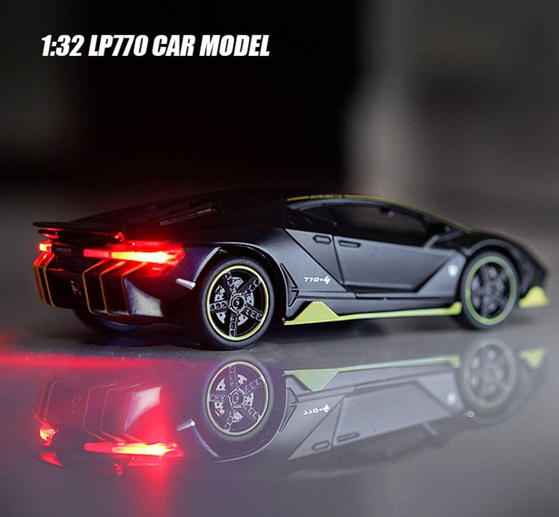 Scale Lamborghinis LP770 Alloy Car model Diecast Toy Vehicle High Simitation car