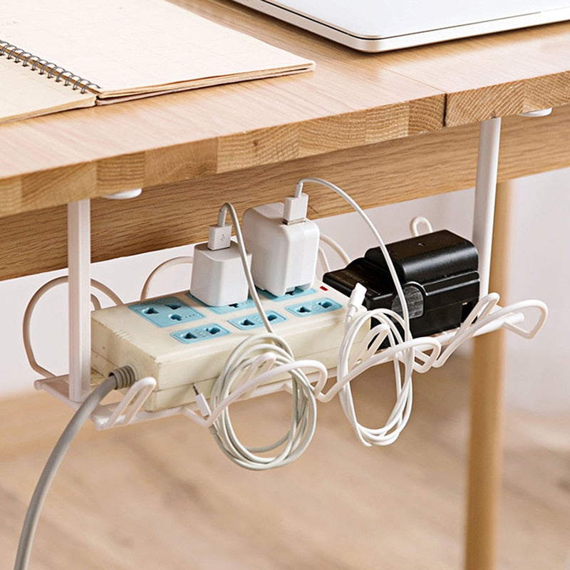 Self Adhesive Hanging Socket Storage Rack Plug