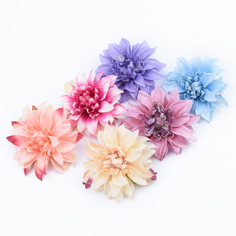 5/10 Pieces Cheap fake Gerbera heads flower wall wedding