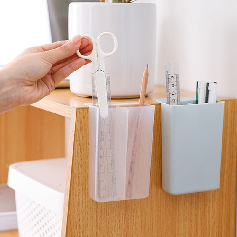 Wall Mounted Creative Oblique Office Pen Holder