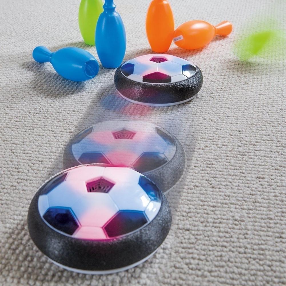 Electric Colorful LED Hover Football Kids Indoor Floating Soccer