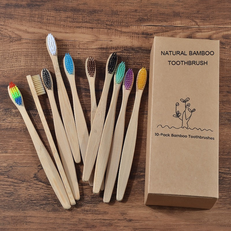 Eco Friendly wooden Tooth Brush Soft bristle