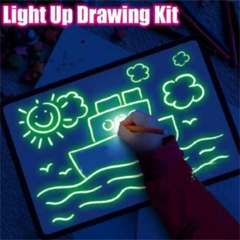 English Fluorescent Drawing Board With Light