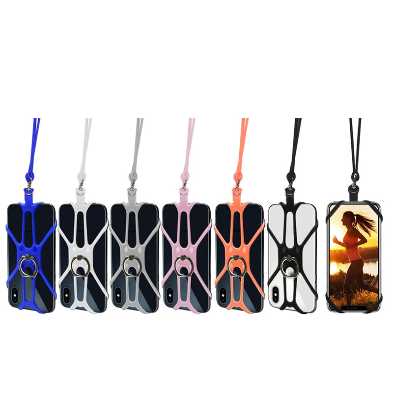 Hot Sale Universal Lanyard For Phone Silicone Sports Phone Strap