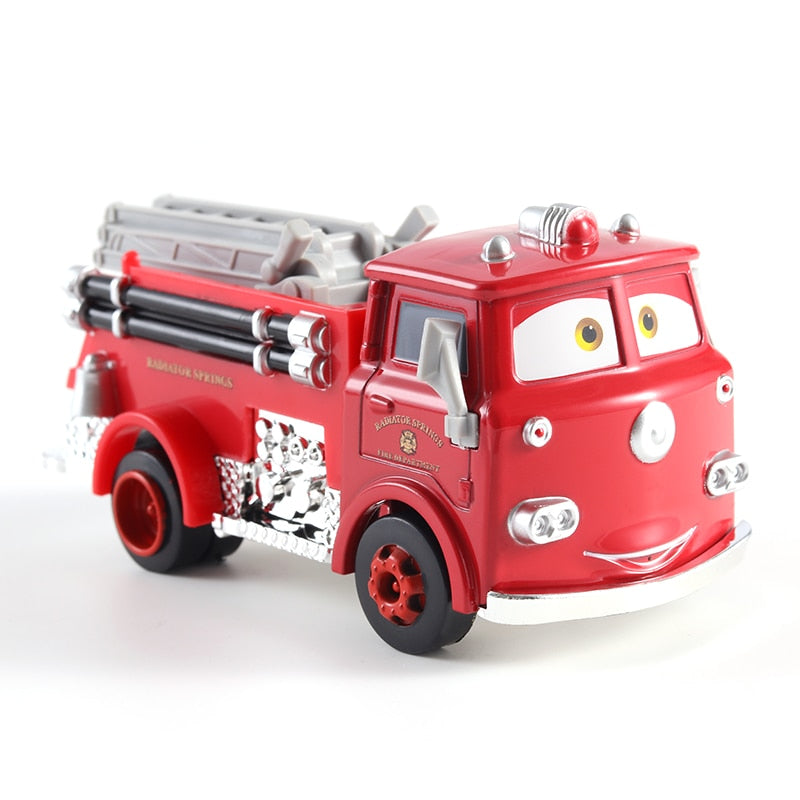 Disney Pixar Cars 3 Lightning McQueen Fire truck  Metal  Diecast Metal  Model Toys For Child