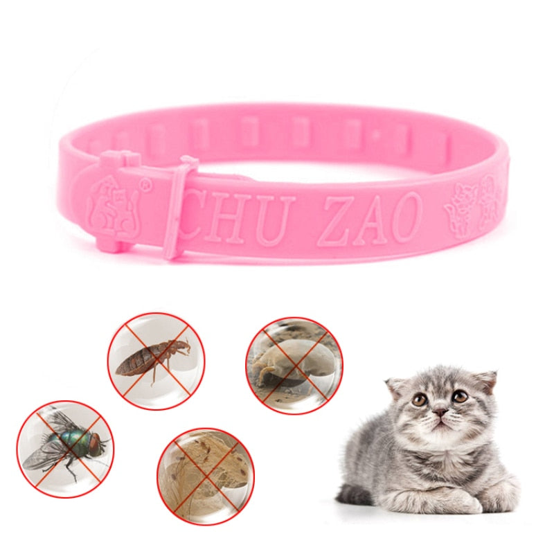 Adjustable Cat Collar Flea Tick Prevention cat Collar Pest Control collar for cat