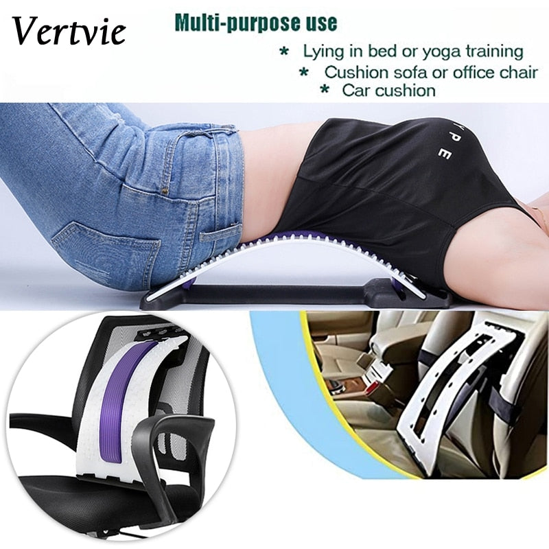 Vertvie Back Massager Stretcher Equipment Massageador