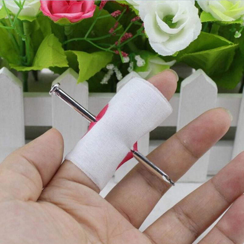 Gags & Practical Jokes Nail Through Finger With Bandage Fake Bloody