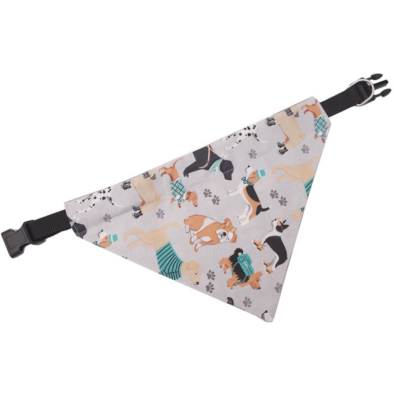 Cotton Pet Saliva Towel Triangle Towel Double-sided Available Large Medium Small-sized Dogs Universal Cat Dog Pet Accessories