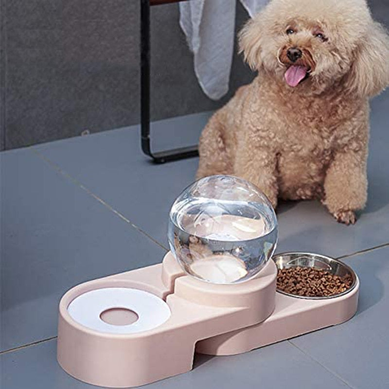 1.8L  Bubble Pet Bowls Automatic Feeder Fountain Water Drinking for Cat Dog