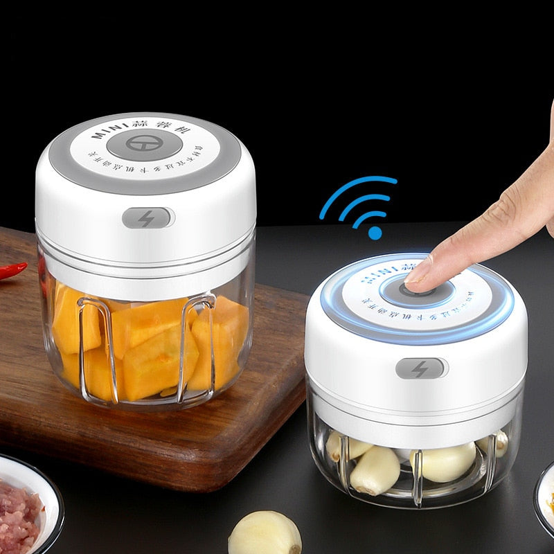 Electric Mini Food Garlic Vegetable Chopper