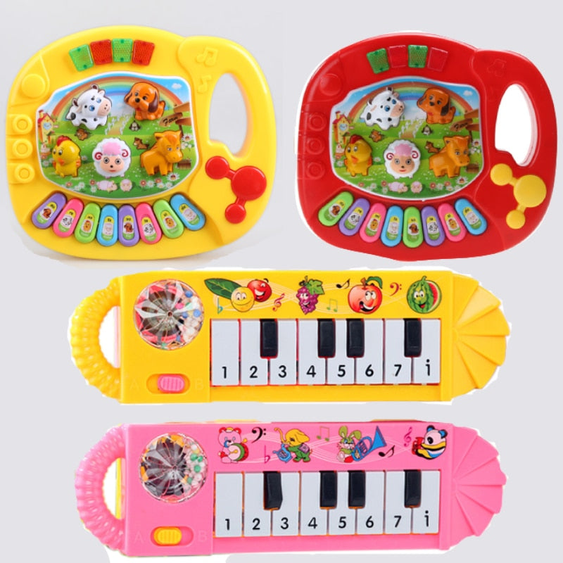 3 Types Farm Animal Sound Kids Piano Music Toy