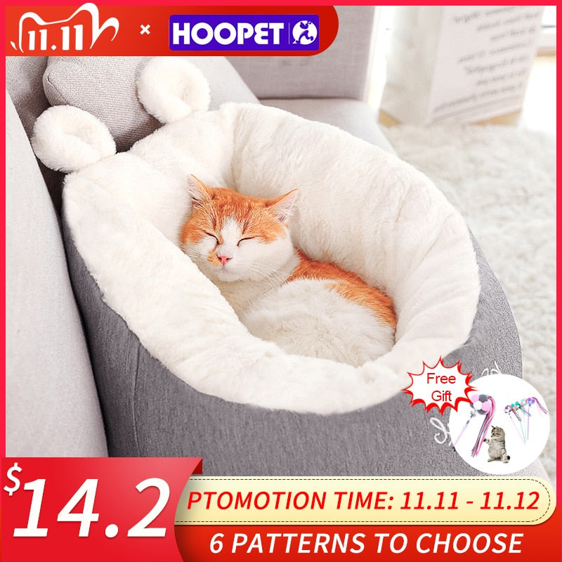 HOOPET Pet Cat Dog Bed Warming Dog House Soft Material Sleeping Bag Pet Cushion Puppy Kennel