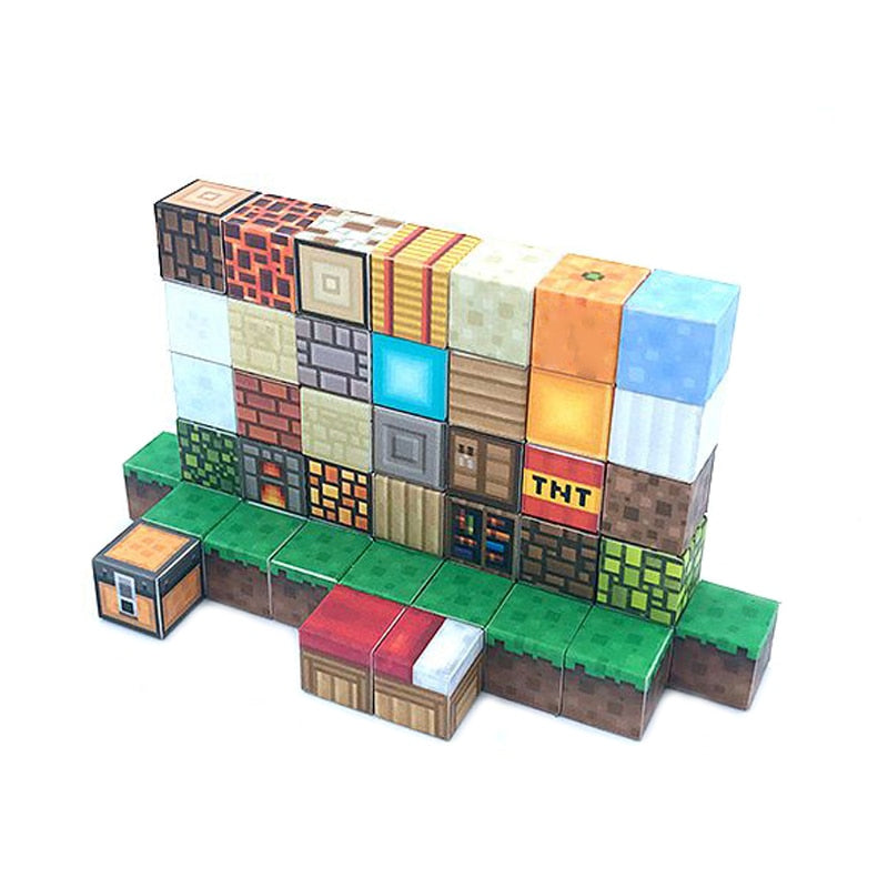 10PCS Magnetic Building Blocks  Mini Blocks Bricks