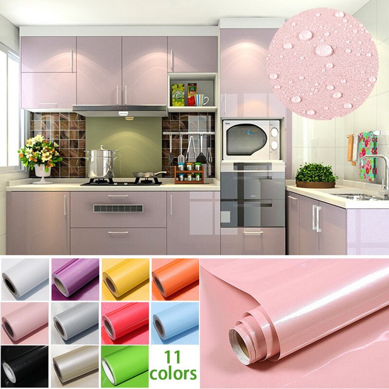 Waterproof PVC Cabinet  Self Adhesive Contact Paper Cabinet