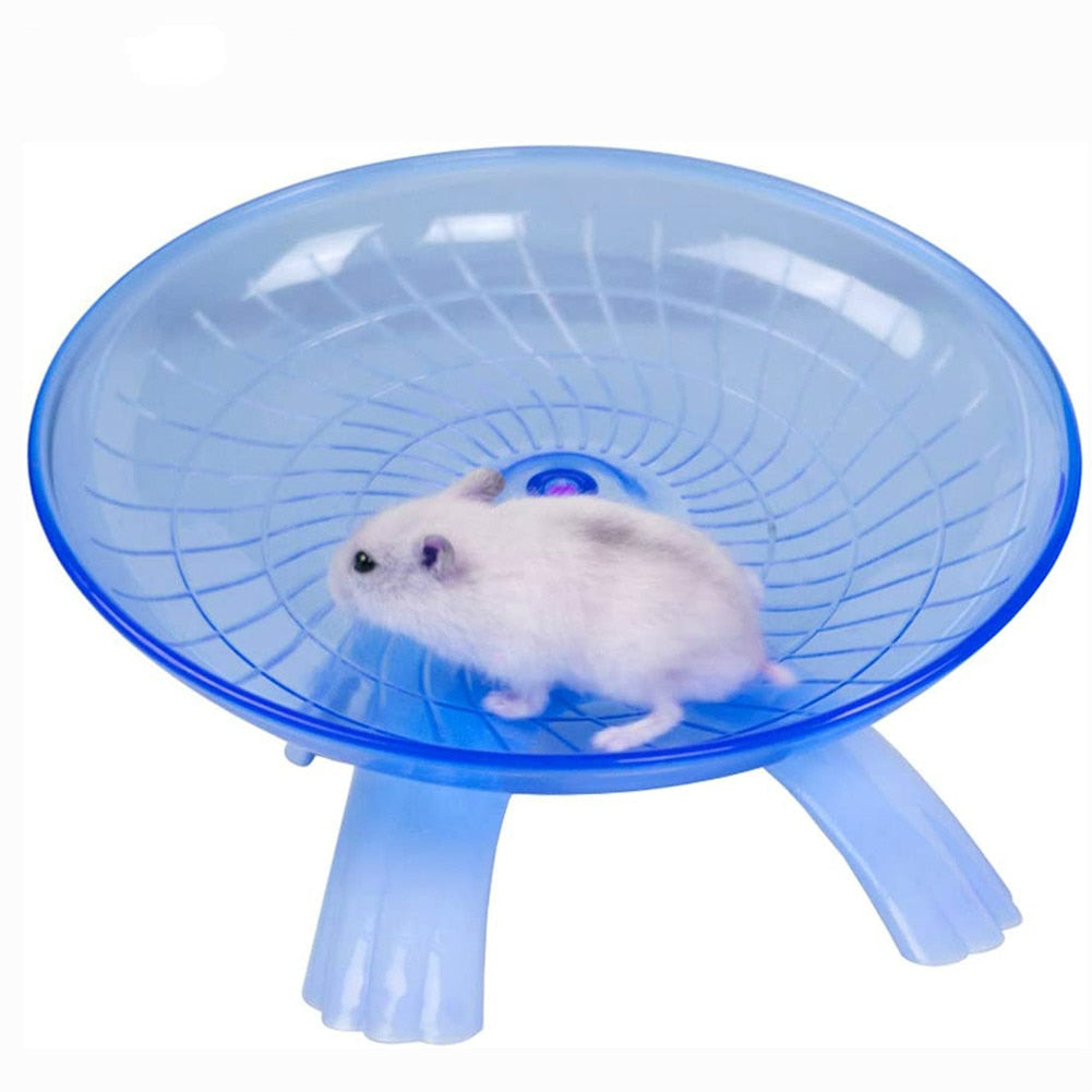 Pet Hamster Flying Saucer Exercise Squirrel Wheel Hamster Mouse Running Disc rat toys