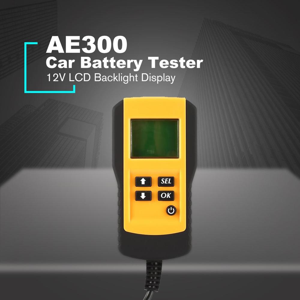 AE300 12V LCD Digital Car Battery Auto System Analyzer