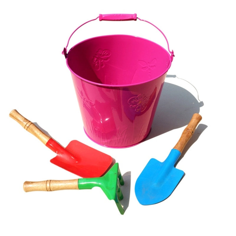 Bucket Shovel Spade Rake Beach Sand Toys