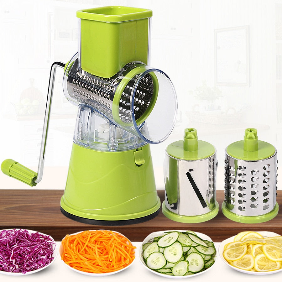 Potato Carrot Cheese Shredder Vegetable Cutter Round Slicer